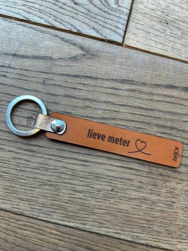 Sleutelhanger Leder Lieve Meter