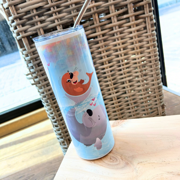 Drinkbeker zeehondjes