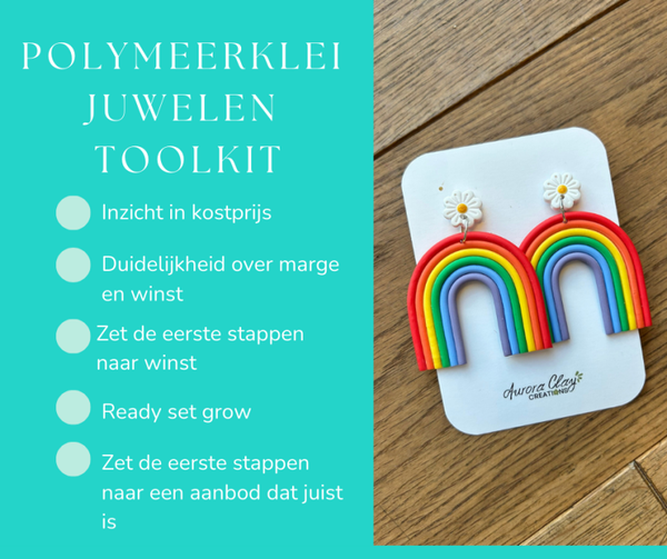 Excel Tool Polymeer Klei Juwelen – Bereken eenvoudig je verkoopprijs