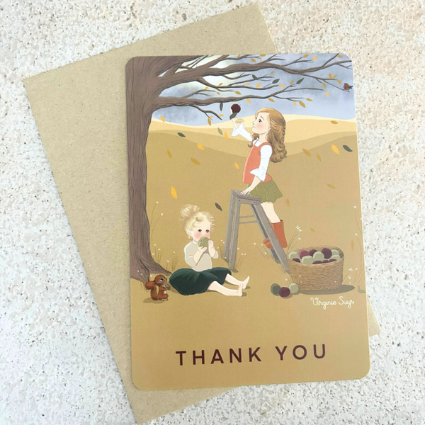 Wenskaart Thank You Tree