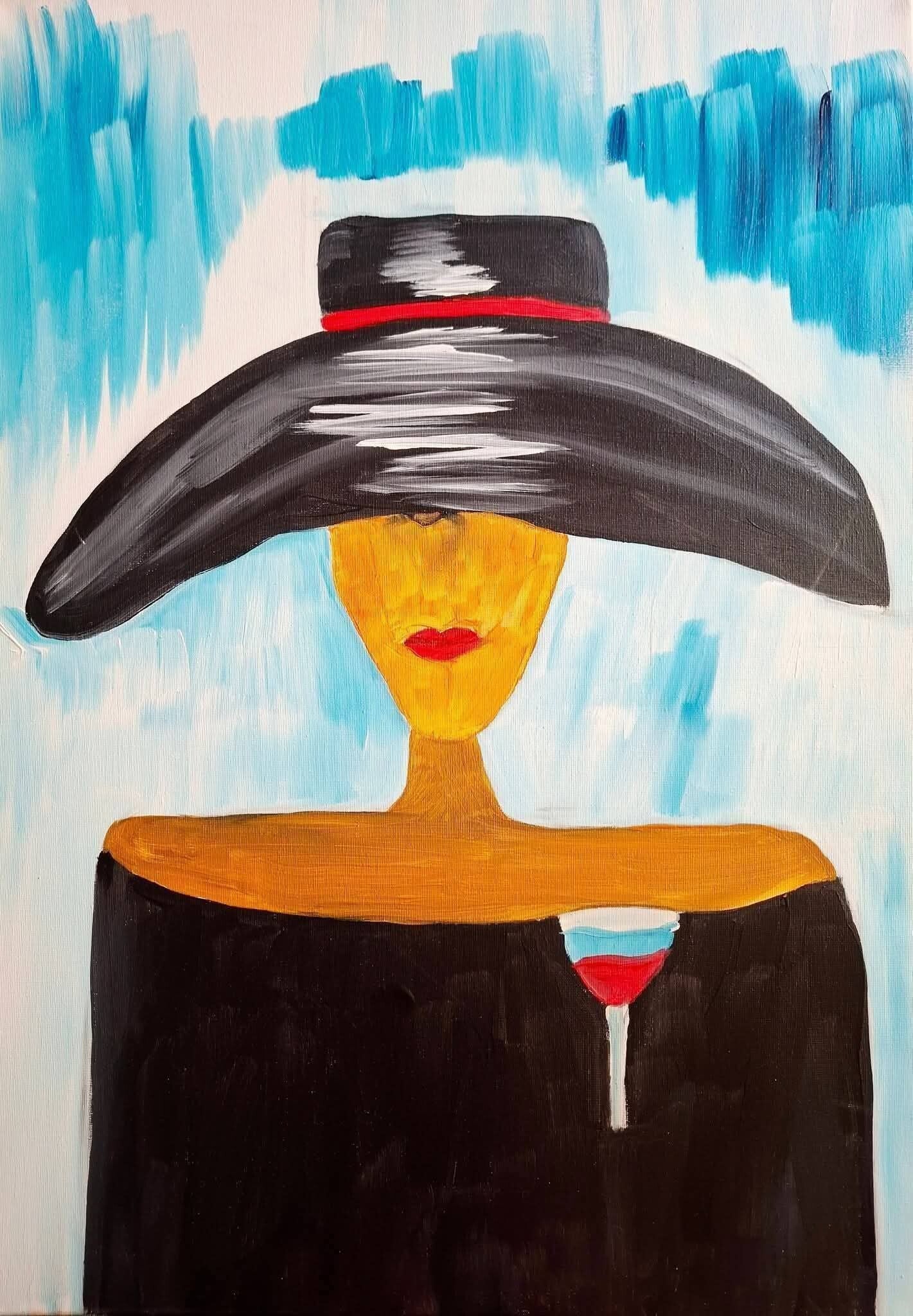 Lady blue