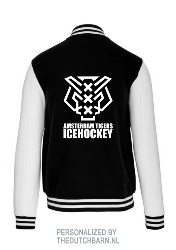 VARSITY VEST ZWART/WIT