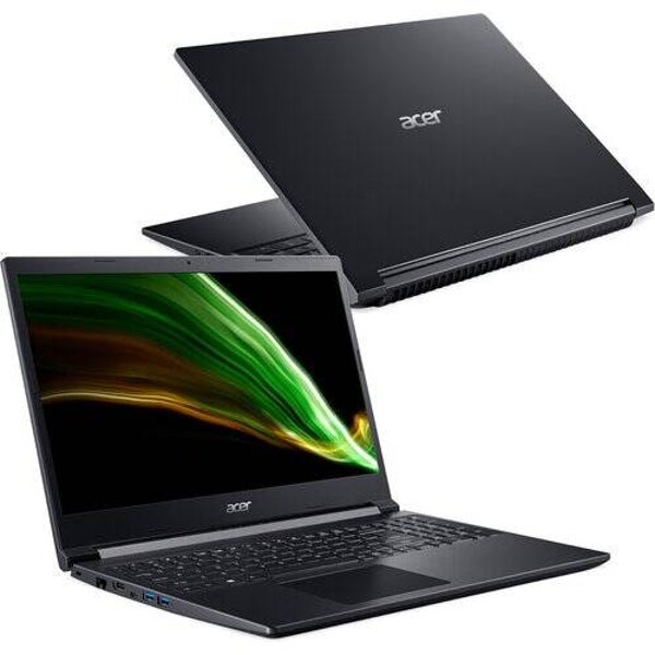 Snelle 15.6 inch ZGAN Acer Gaming Aspire A715 + GeForce GTX 1650 Ti 4 Gb + 16 Gb + Snelle M2 512Gb SSD + Win 11 Pro + Office + Startklaar
