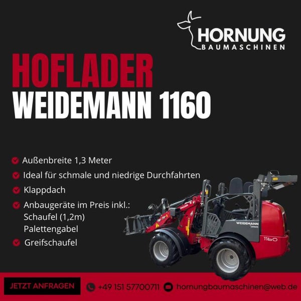 Weidemann 1160 Hoflader