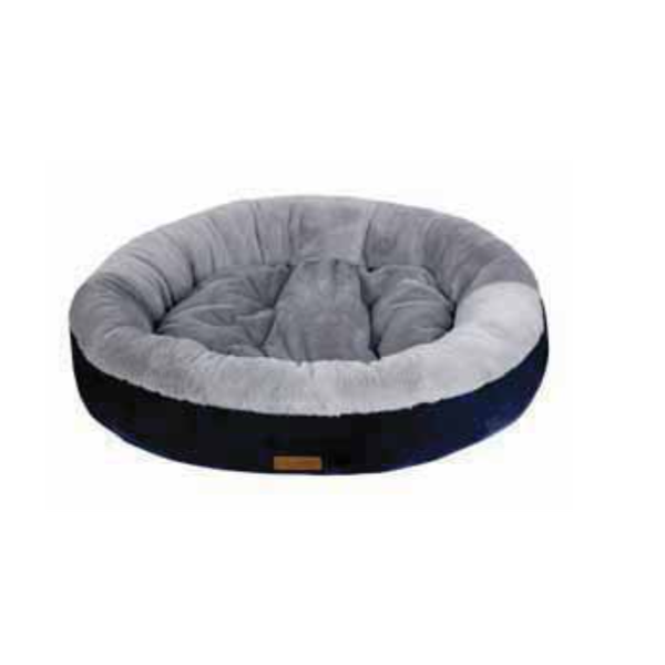 comfort donut supersoft blauw grijs