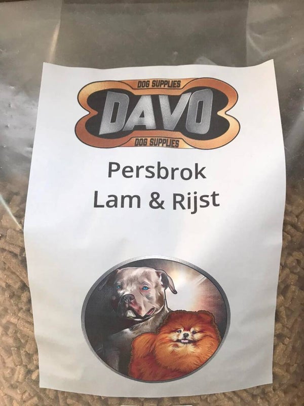 Davo Dog Supplies Persbrok Lam & Rijst 4kg