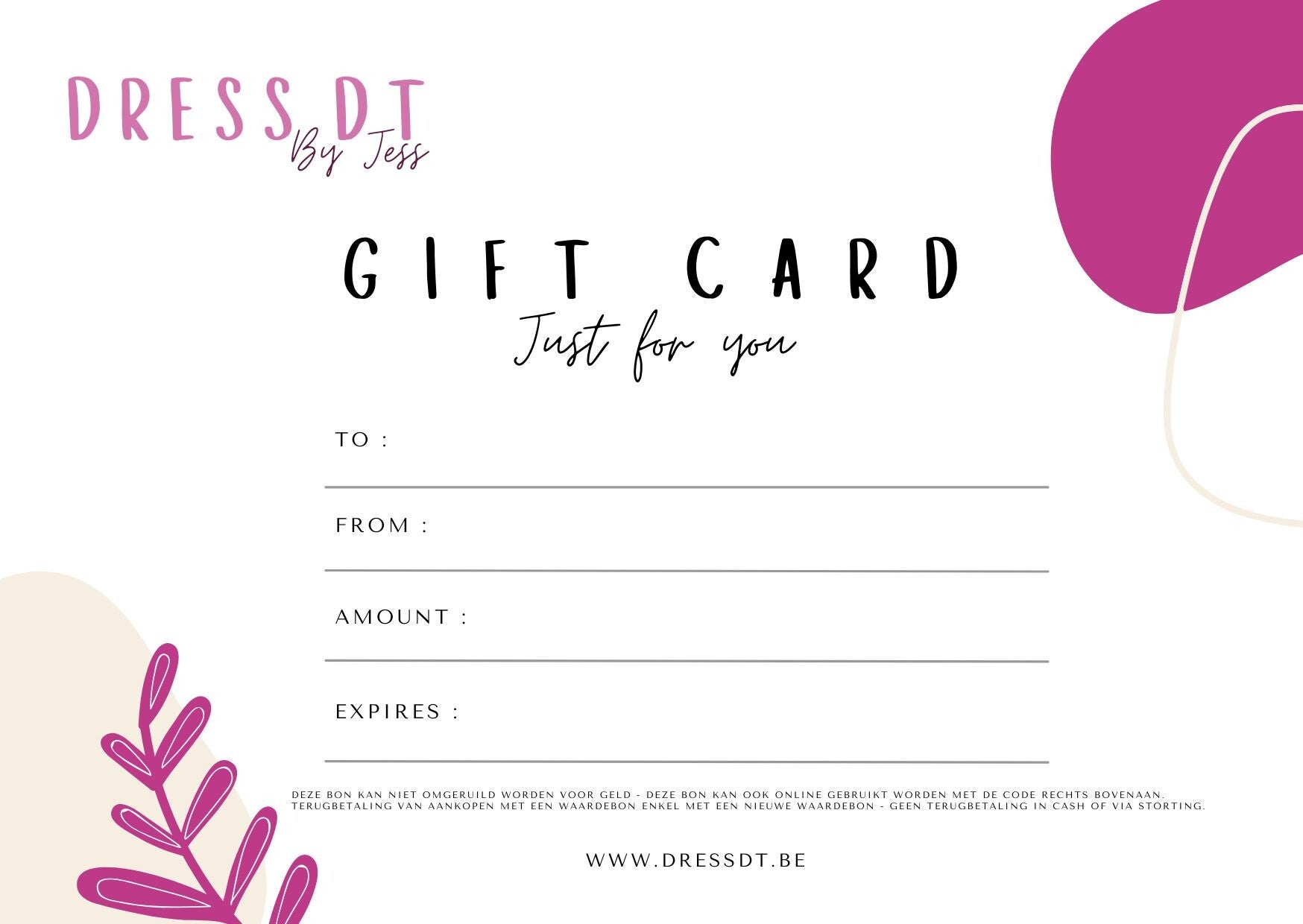 Giftcard €50