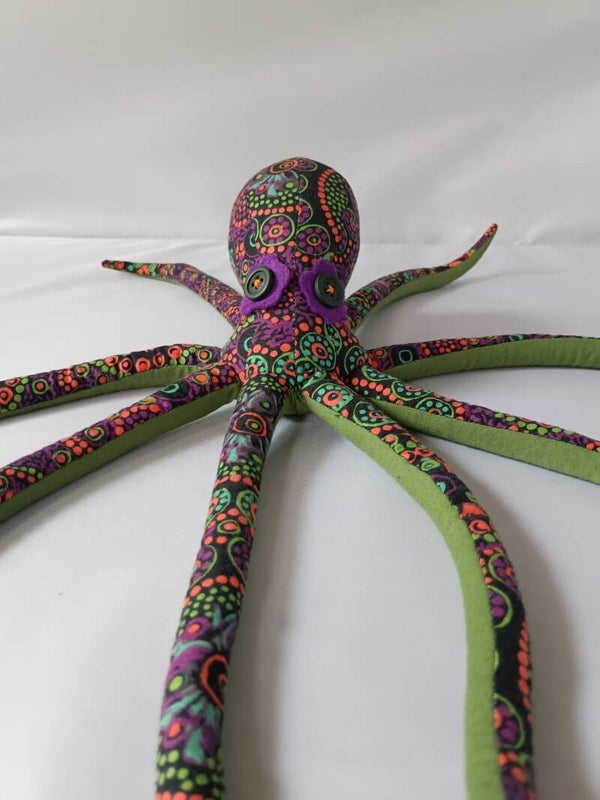 Baby Octopus, Psychedelic, Poseable