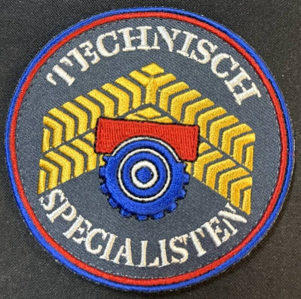 Badge Technisch Specialisten (blauw/grijs)