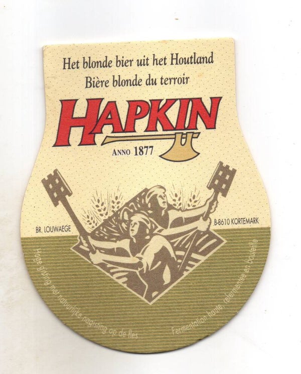 Sottobicchiere Hapkin goccia sfondo crema