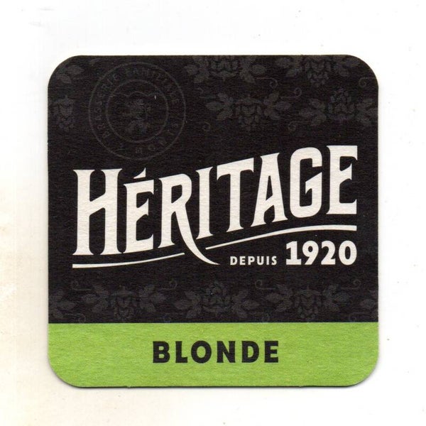 Sottobicchiere Heritage Blonde 1920