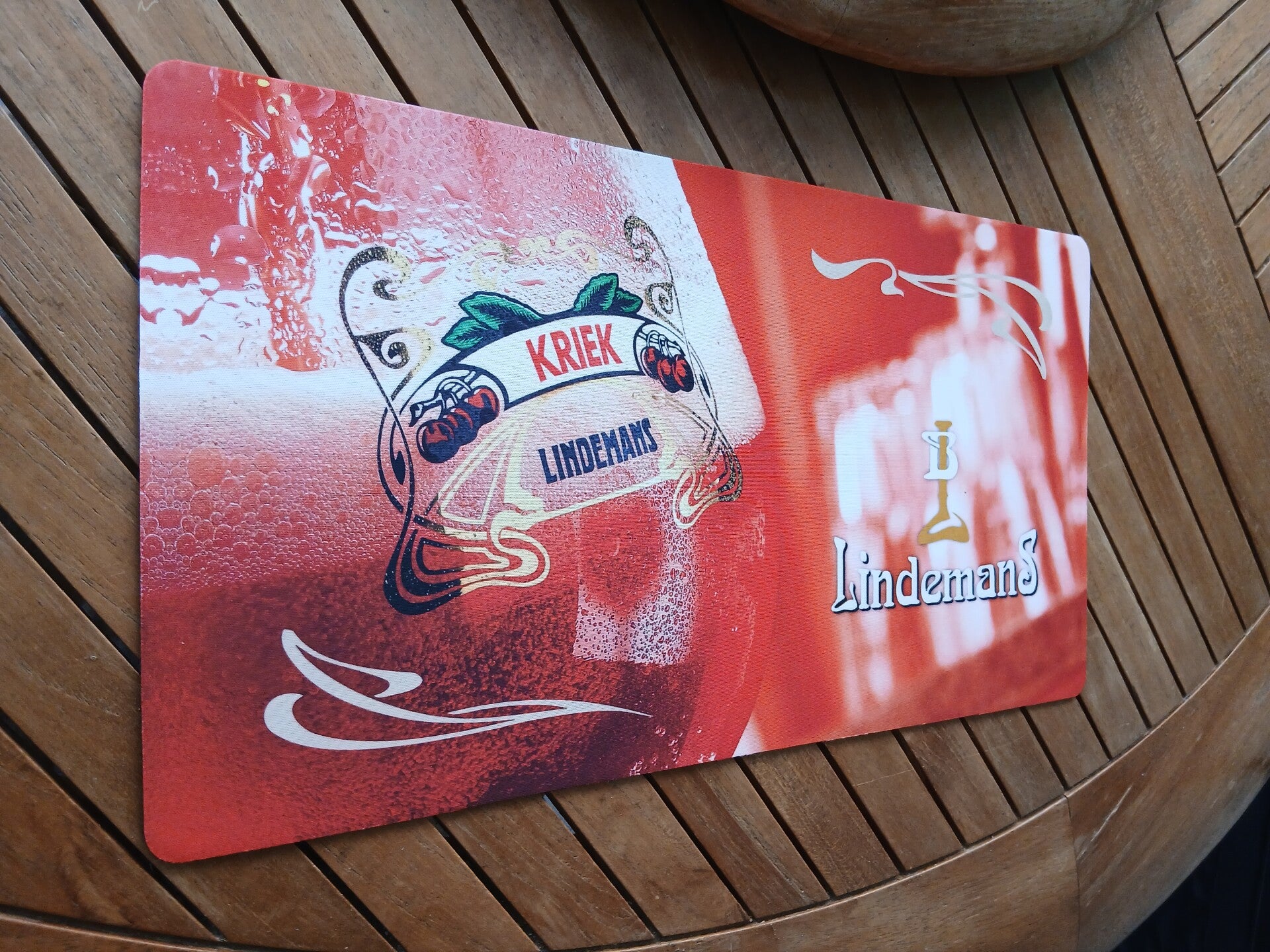 Rubber Bar Mat Lindemans Kriek