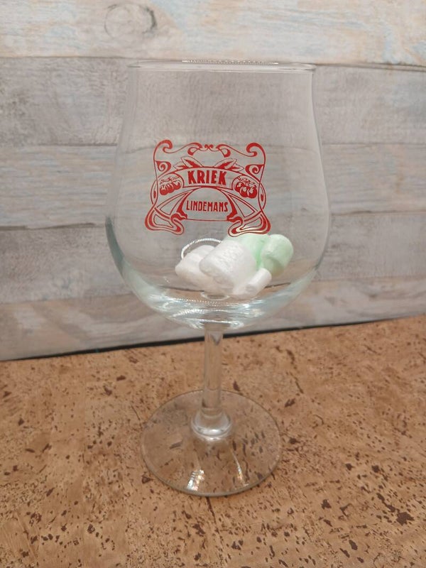 Bicchiere Lindemans Kriek Roud Letters cl 25