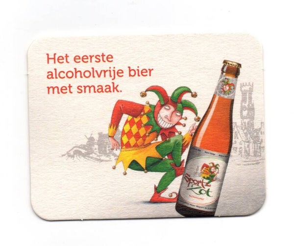 Sottobicchiere Brugse Zot Sport Zot Alcoholvrij