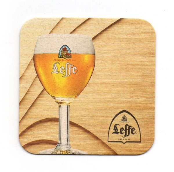 Sottobicchiere Leffe Blonde legno