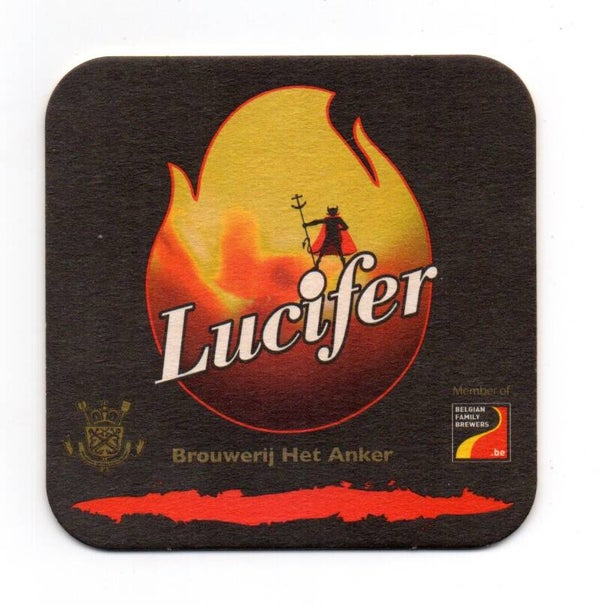 Sottobicchiere Lucifer black Browerij Het Anker