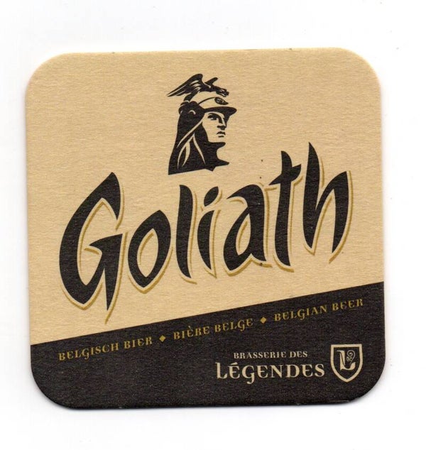 Sottobicchiere Goliath Legendes
