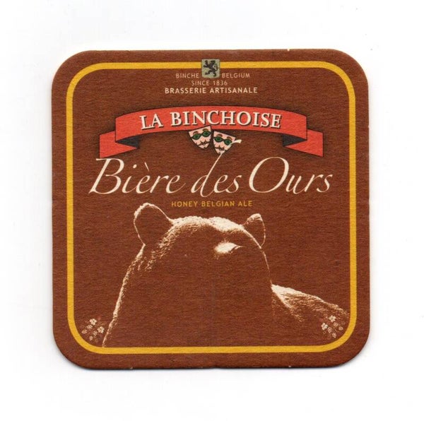 Sottobicchiere Biere des Ours La Binchoise