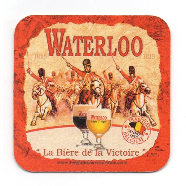 Sottobicchiere Waterloo la biere de la victoire