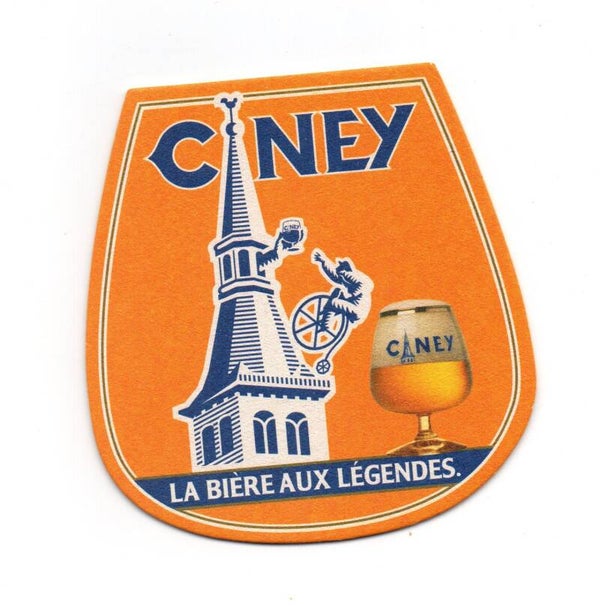 Sottobicchiere Ciney arancio goccia