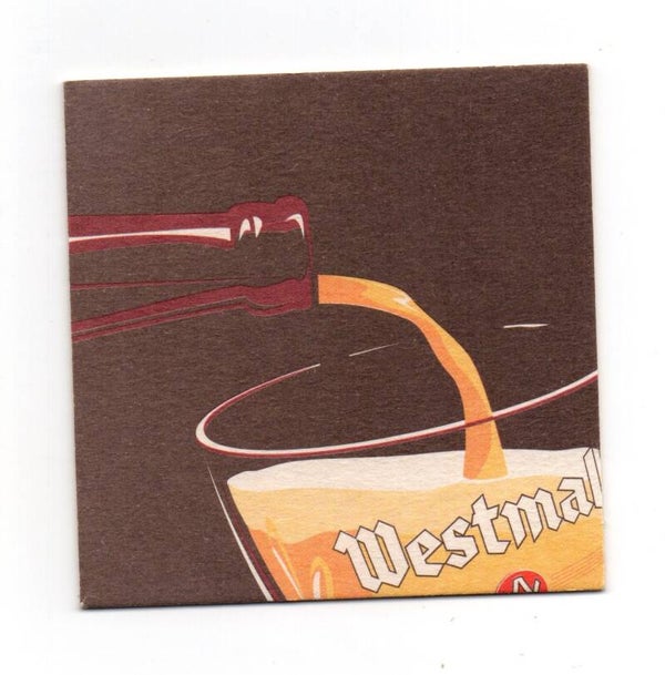 Sottobicchiere Westmalle versa birra
