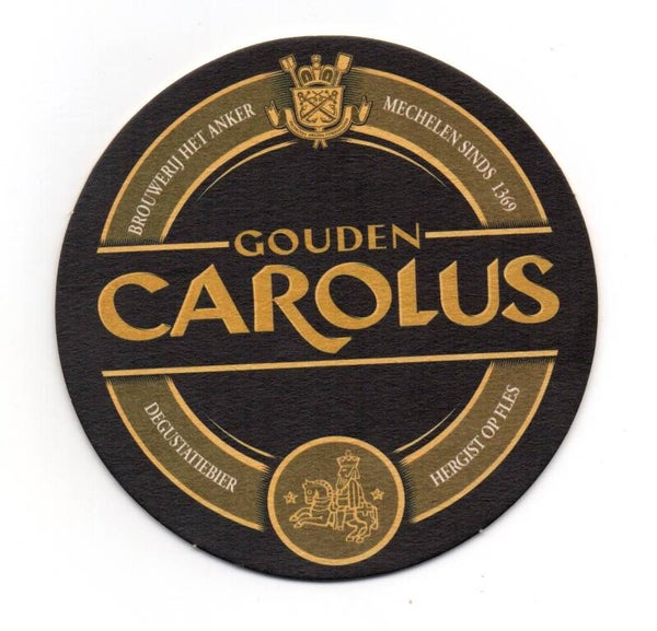 Sottobicchiere Gouden Carolus rotondo