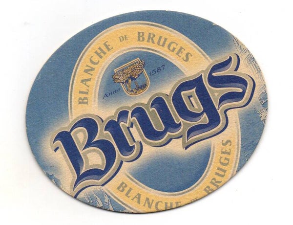 Sottobicchiere Brugs Blanche de Bruges ovale