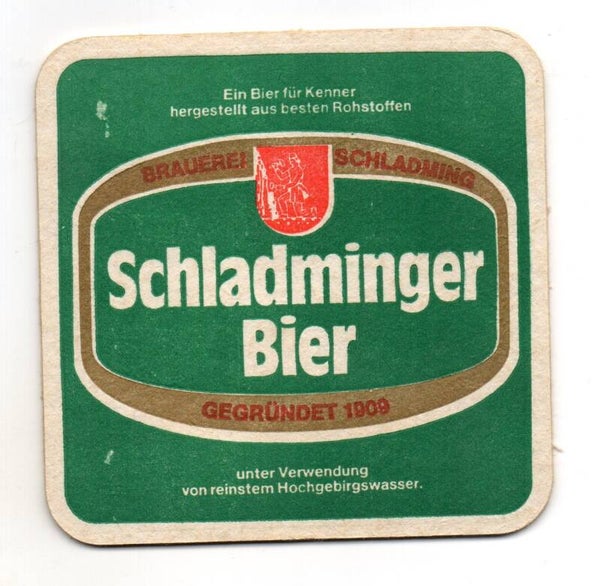 Sottobicchiere Schladminger Bier vintage