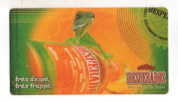 Sottobicchiere Desperados iguana verde