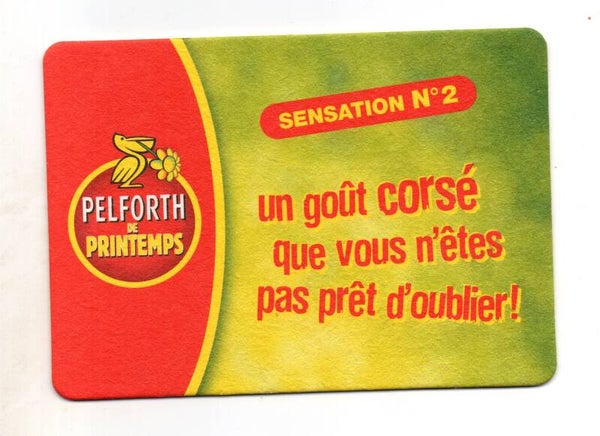 Sottobicchiere Pelforth de Printemps sensation n° 2