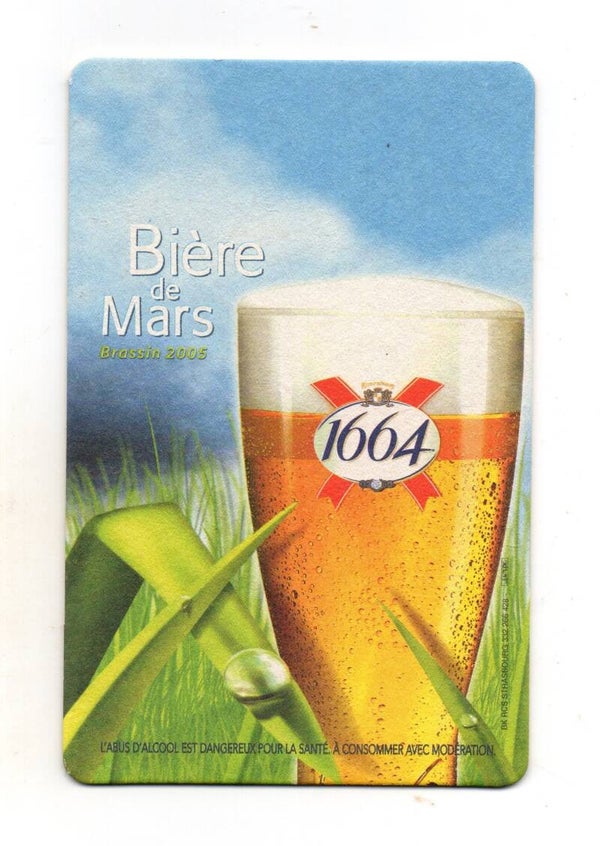 Sottobicchiere Kronenbourg 1664 Biere de Mars brassin 2005
