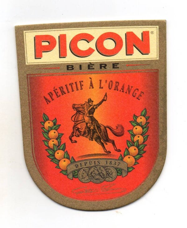 Sottobicchiere Picon Biere Aperitif a l'Orange