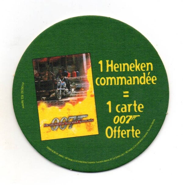 Sottobicchiere Heineken 007 carte