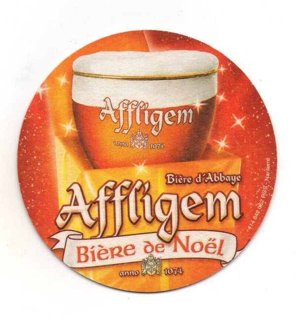 Sottobicchiere Affligem Biere de Noel bicchiere