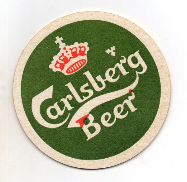 Sottobicchiere Carlsberg Beer vintage rotondo