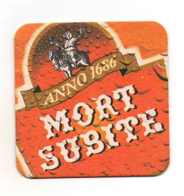 Sottobicchiere Mort Subite red