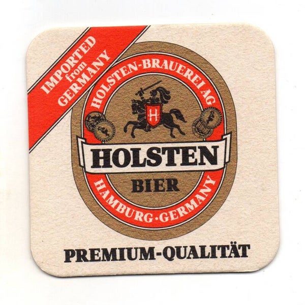 Sottobicchiere Holsten Bier Premium Qualitat quadrato