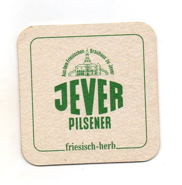 Sottobicchiere Jever Pilsener spiaggia