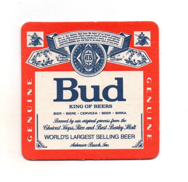Sottobicchiere Bud King of Beers