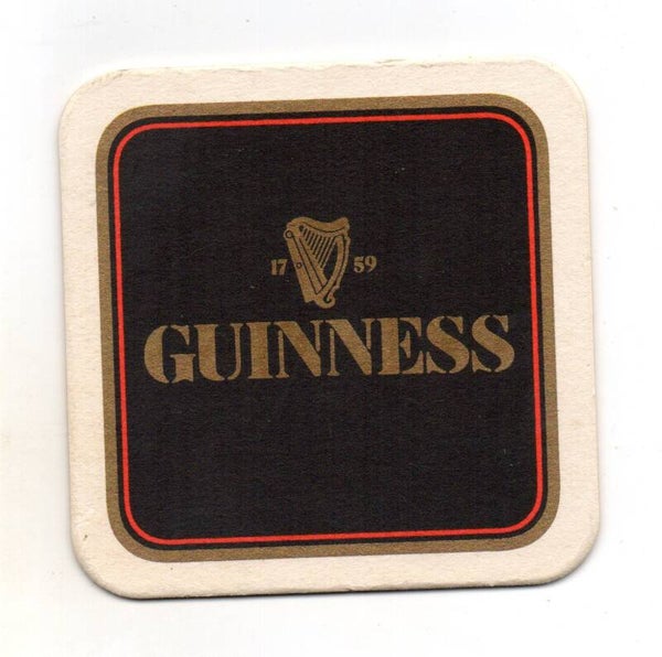 Sottobicchiere Guinness 1759 bordo bianco