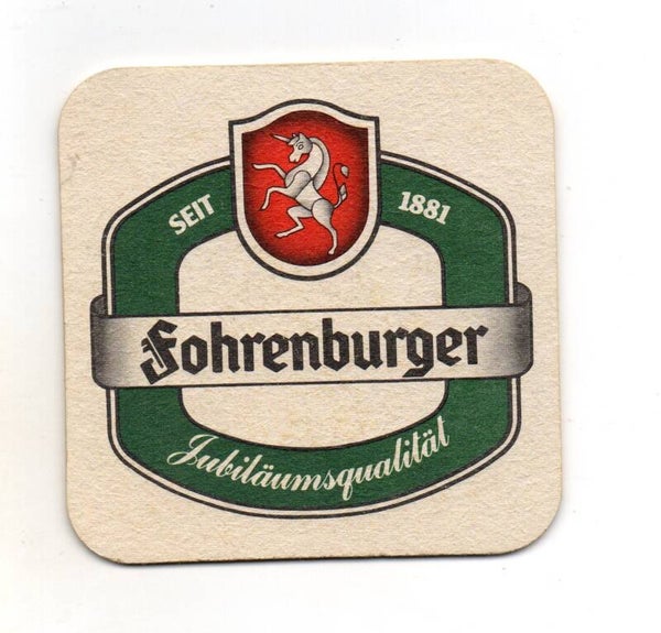 Sottobicchiere Fohrenburger Seit 1881