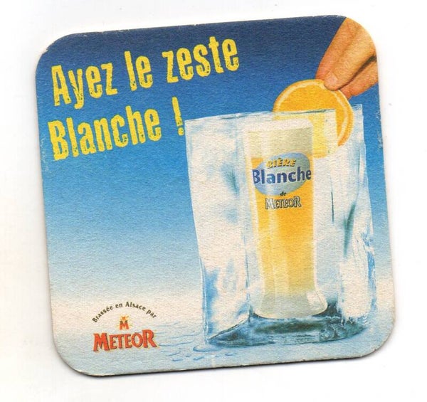 Sottobicchiere Meteor Blanche