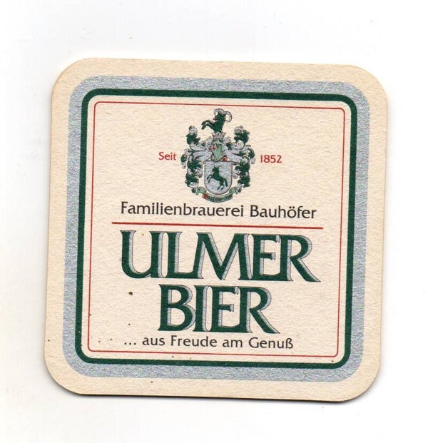 Sottobicchiere Ulmer Bier quadrato