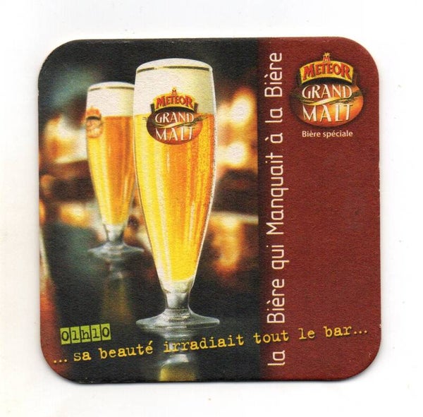 Sottobicchiere Meteor Grand Malt