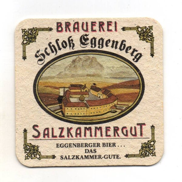 Sottobicchiere Brauerei Eggenberg Salzkammergut vintage