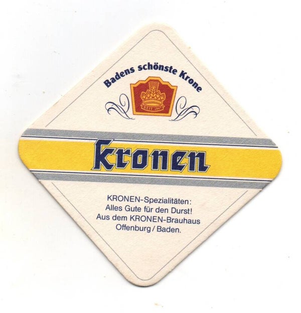 Sottobicchiere Kronen vintage
