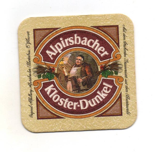 Sottobicchiere Alpirsbacher Kloster-Dunkel