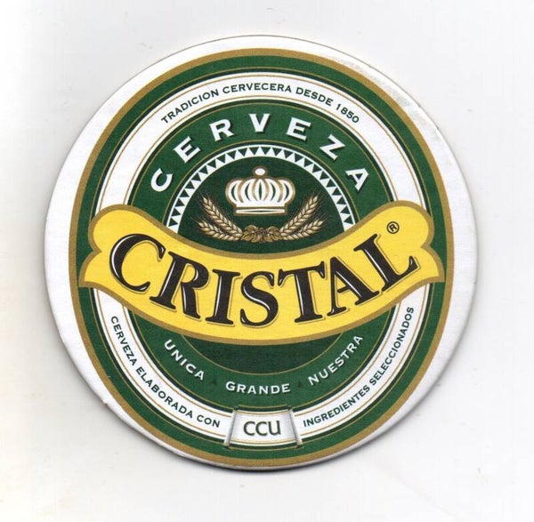 Sottobicchiere Cristal Cerveza Pucon Chile 2004