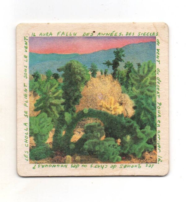 Sottobicchiere Kronenbourg Art ed. 95 Elizabeth Lennard bosco