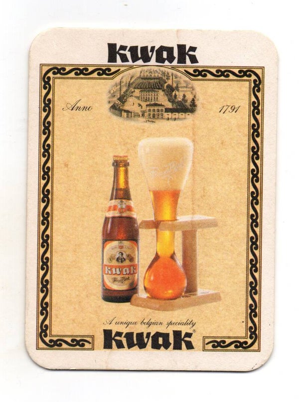 Sottobicchiere Kwak anno 1791